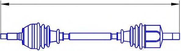 SERCORE 12688B Приводний вал