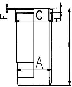 KOLBENSCHMIDT 89839110 Гільза циліндра