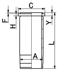 KOLBENSCHMIDT 89578110 Гільза циліндра