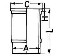 KOLBENSCHMIDT 88524110 Гільза циліндра