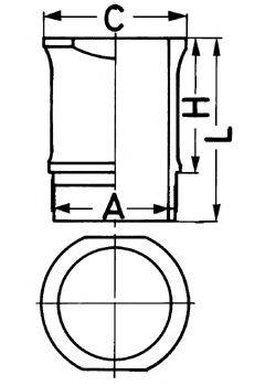 KOLBENSCHMIDT 89027110 Гільза циліндра