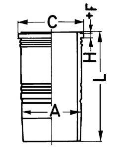 KOLBENSCHMIDT 89390120 Гільза циліндра