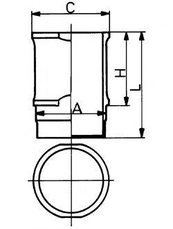 KOLBENSCHMIDT 89438110 Гільза циліндра