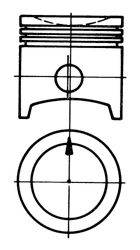 KOLBENSCHMIDT 91320705 Поршень