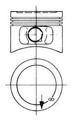 KOLBENSCHMIDT 93719620 Поршень