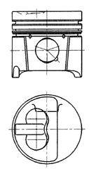 KOLBENSCHMIDT 94786710 Поршень