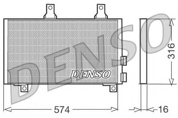 NPS DCN01002 Конденсатор, кондиціонер