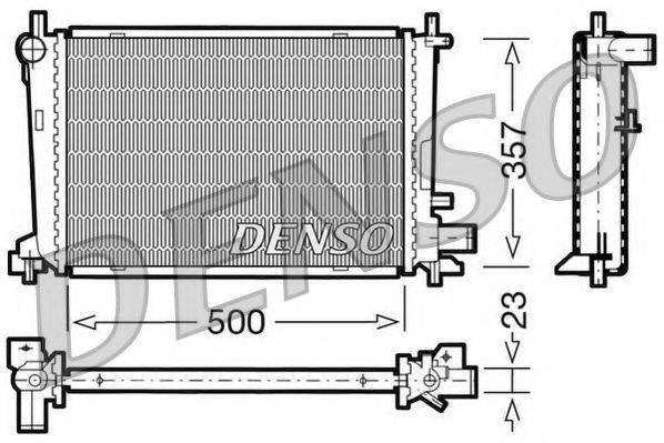 NPS DRM10038 Радіатор, охолодження двигуна