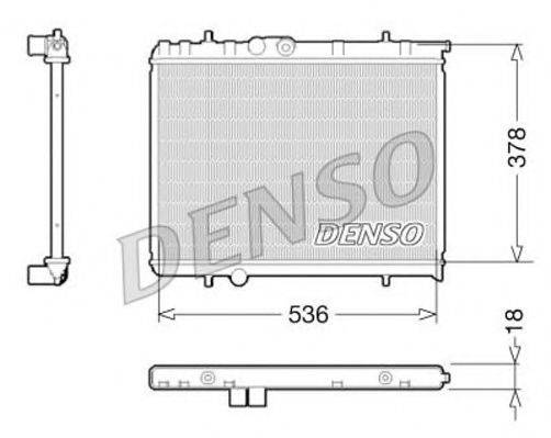 NPS DRM21034 Радіатор, охолодження двигуна