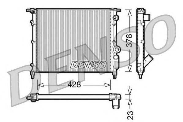 NPS DRM23004 Радіатор, охолодження двигуна