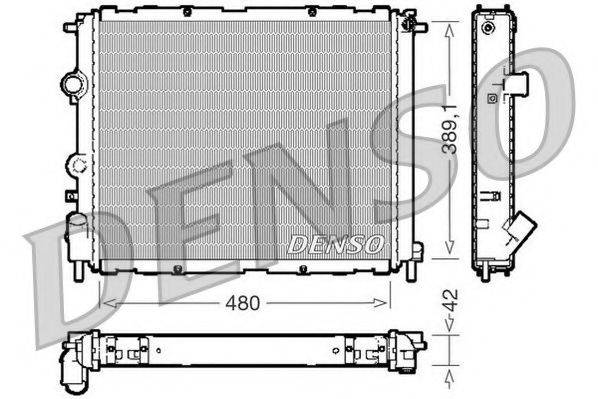 NPS DRM23009 Радіатор, охолодження двигуна