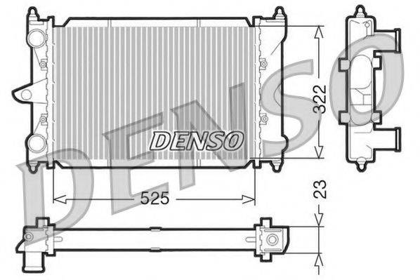 NPS DRM32034 Радіатор, охолодження двигуна