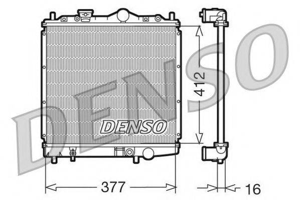 NPS DRM45001 Радіатор, охолодження двигуна