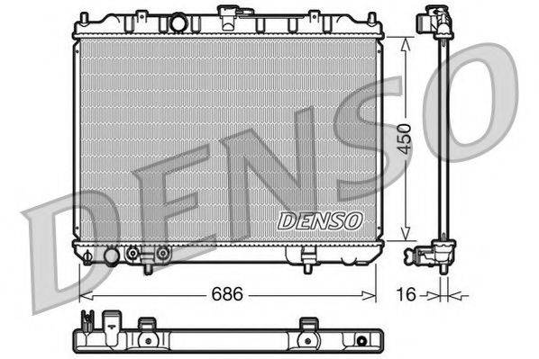 NPS DRM45005 Радіатор, охолодження двигуна