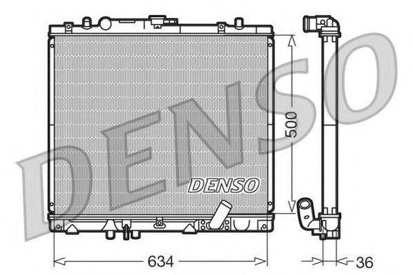 NPS DRM45020 Радіатор, охолодження двигуна