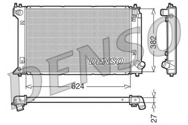 NPS DRM50019 Радіатор, охолодження двигуна