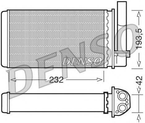 NPS DRR21003 Теплообмінник, опалення салону