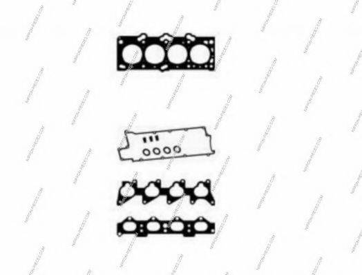 NPS H124I16 Комплект прокладок, головка циліндра