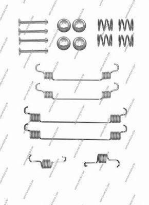NPS T351A20 Комплектуючі, гальмівна колодка