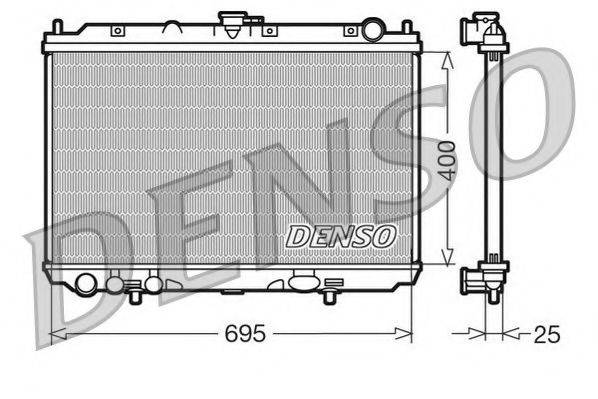 NPS DRM46016 Радіатор, охолодження двигуна