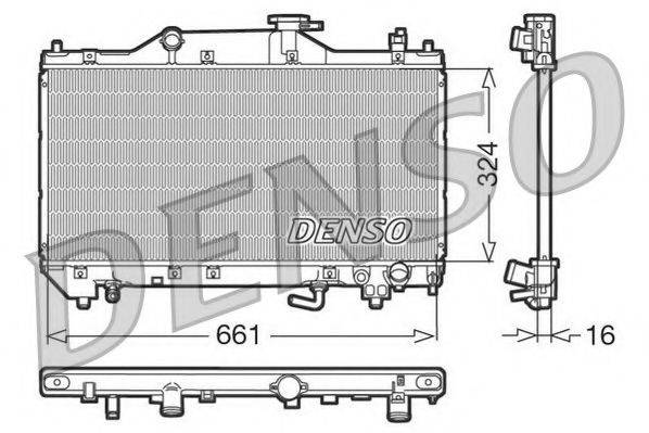 NPS DRM50031 Радіатор, охолодження двигуна