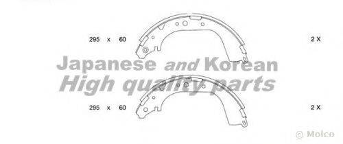 ASHUKI 10500401 Комплект гальмівних колодок