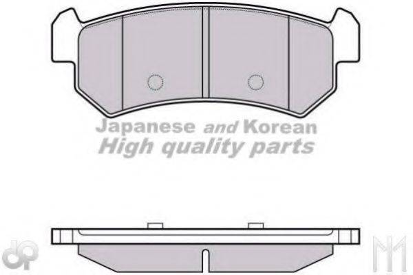 ASHUKI 10833090A Комплект гальмівних колодок, дискове гальмо