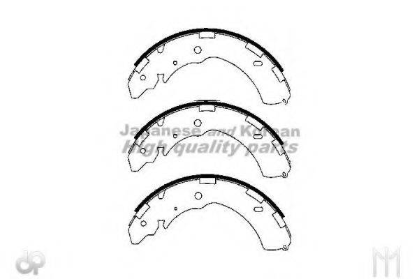 ASHUKI C01107 Комплект гальмівних колодок