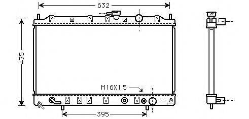 ASHUKI C55721 Радіатор, охолодження двигуна