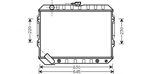 ASHUKI C55750 Радіатор, охолодження двигуна