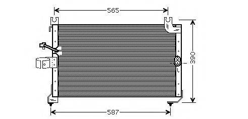 ASHUKI D55183 Конденсатор, кондиціонер