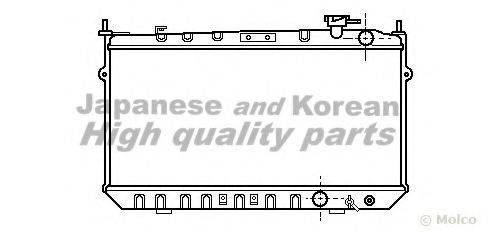 ASHUKI H55740 Радіатор, охолодження двигуна