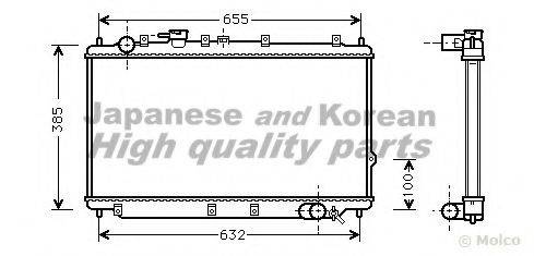 ASHUKI I25013 Радіатор, охолодження двигуна