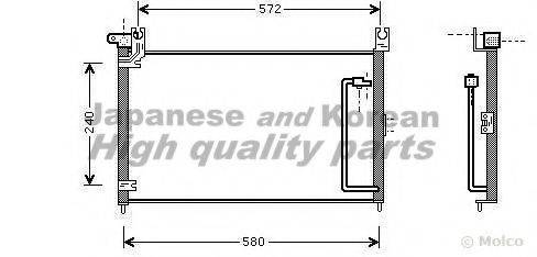 ASHUKI K46002 Конденсатор, кондиціонер