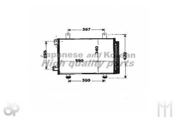 ASHUKI K46203 Конденсатор, кондиціонер