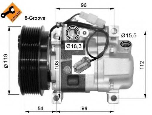 ASHUKI M55086 Компресор, кондиціонер