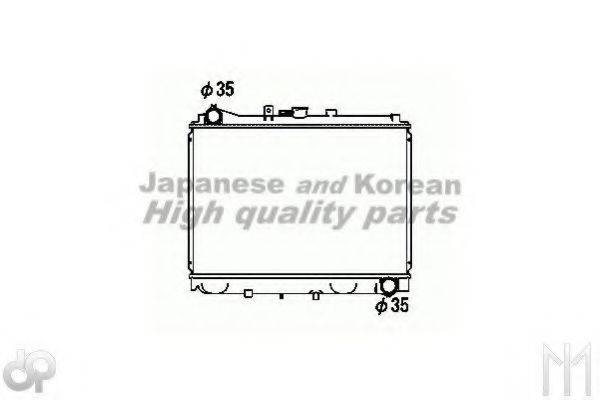 ASHUKI M55822 Радіатор, охолодження двигуна