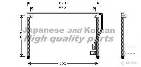 ASHUKI M55964 Конденсатор, кондиціонер