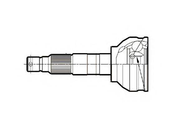 ASHUKI S09797 Важіль незалежної підвіски колеса, підвіска колеса