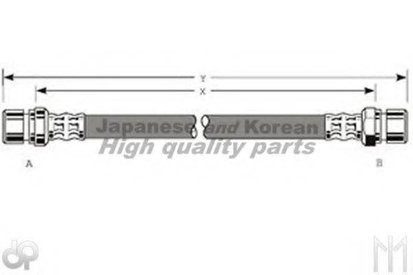 ASHUKI S42010 Гальмівний шланг