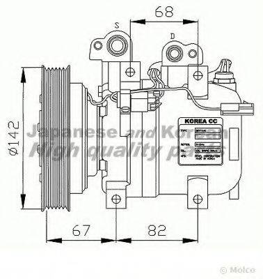 ASHUKI SY5501S Компресор, кондиціонер