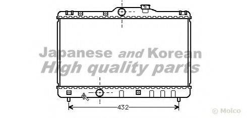 ASHUKI T55220 Радіатор, охолодження двигуна