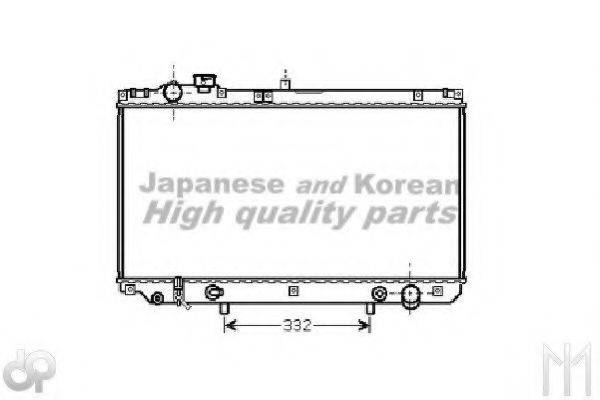 ASHUKI T55415 Радіатор, охолодження двигуна