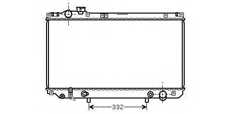 ASHUKI T78904 Радіатор, охолодження двигуна