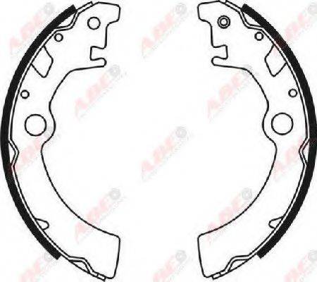 ABE C08003ABE Комплект гальмівних колодок