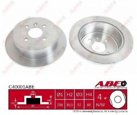 ABE C40001ABE гальмівний диск