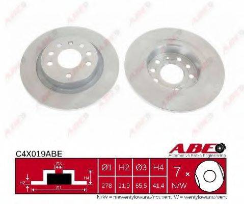 ABE C4X019ABE гальмівний диск