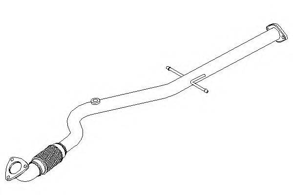 KLARIUS 150563 Труба вихлопного газу