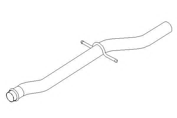 KLARIUS 142945 Труба вихлопного газу
