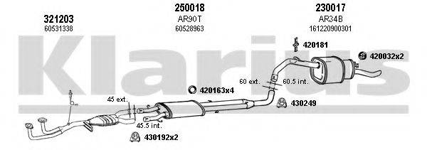 KLARIUS 030067E Система випуску ОГ